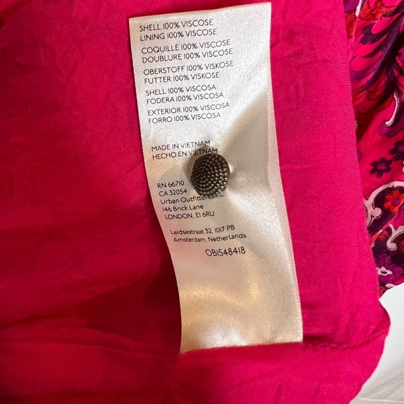 Anthropologie Dress Maeve Wrap Mini Dress Floral Print - Picture 6 of 8